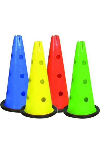emre spor Training Funnel 40 Cm Perforated Rubber Base 10 Pieces