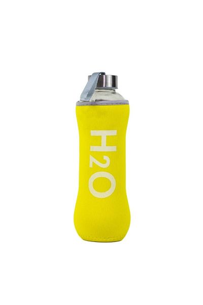 Zarif İnci H2o Glass Flask 600ml Yellow