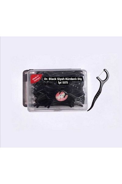 DR.BLACK Toothpick Dental Floss 50 pcs
