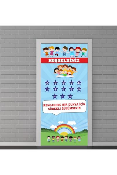 Eser Reklam Ilkokul Sayılar Kapı Giydirme Sticker Folyo