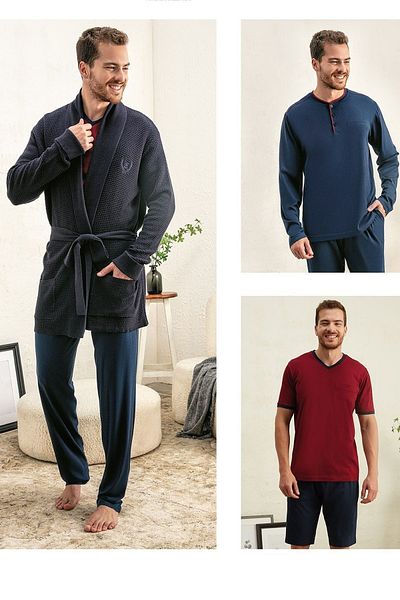 Eros Σετ προίκας 950 Ανδρικό Navy Blue 5 τεμαχίων σε κουτί