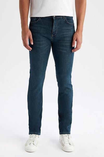 DeFacto Τζιν παντελόνι Sergio Regular Fit Normal Waist Pipe Leg Jean