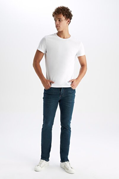 DeFacto Τζιν παντελόνι Sergio Regular Fit Normal Waist Pipe Leg Jean