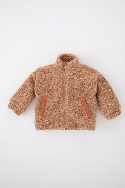 DeFacto Baby Girl Welsoft Plush Cardigan