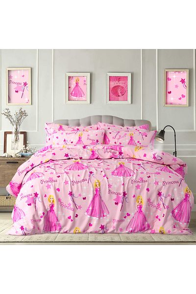 SNR HOME COLLECTION طقم غطاء لحاف لغرفة النوم المفردة من القطن بدون ملاءات