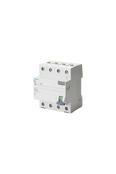 Tamer Elektrik Siemens 4x25 Ampere 300ma Residual Current Protection Relay 5sv4642-0