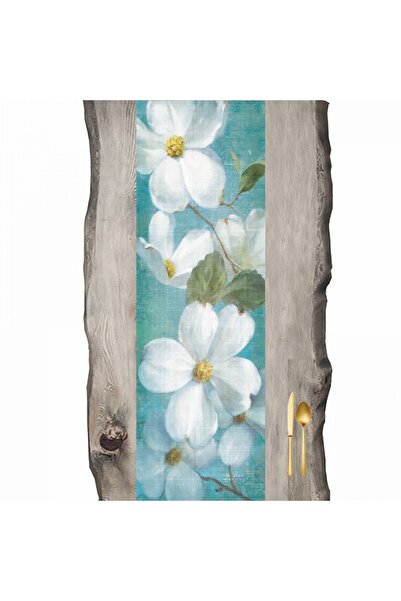Sister Home Design Pastel Flowers Linen Look Ranir - Runner Run367