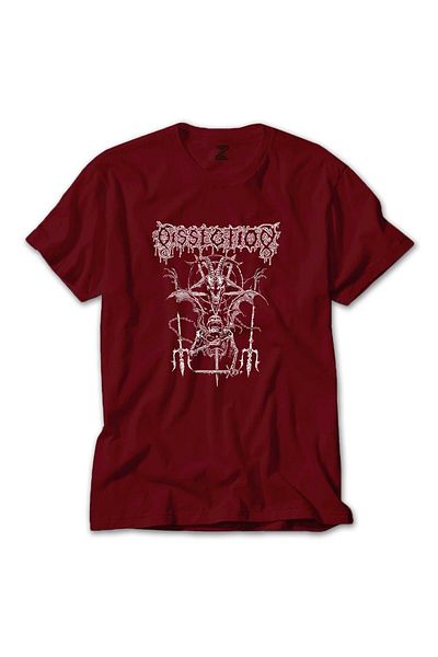 Z zepplin Selling Skull Dissection - Red T-Shirt