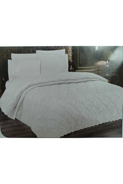 bursa çeyiz Isabel Kadife Yatak Örtüsü 3 Parça