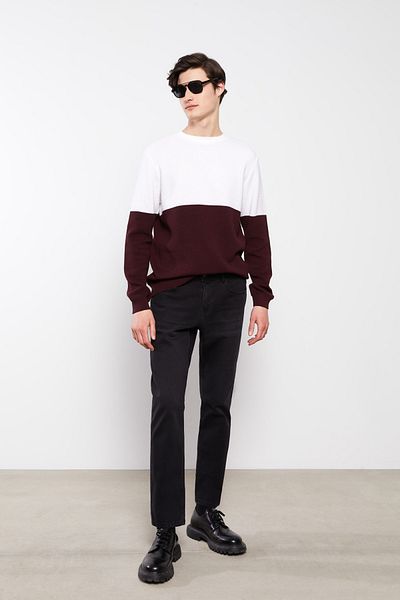LC Waikiki Pullover - Bordeaux - Regular Fit