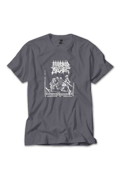 Z zepplin Morbid Angel Abominations Of Desolation Grey T-shirt