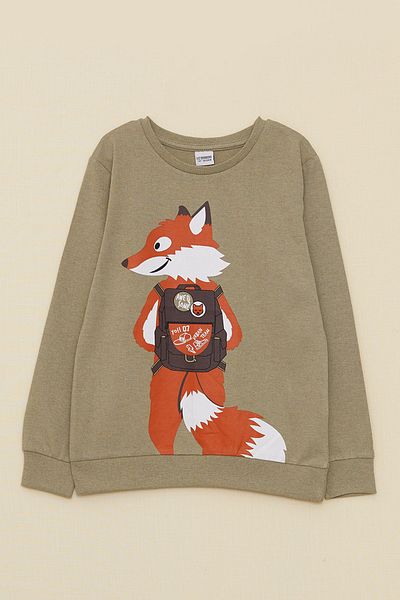 LC Waikiki Sweatshirt - Grün - Regular Fit
