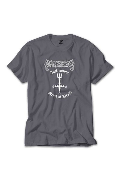 Z zepplin Dissection The Past Is Alive Grey T-Shirt