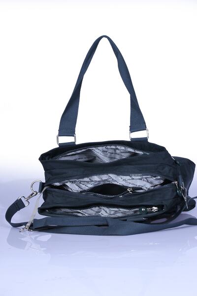 By Hakan Geantă de umăr pentru femei Mega 267 Klinkir Fabric Oil