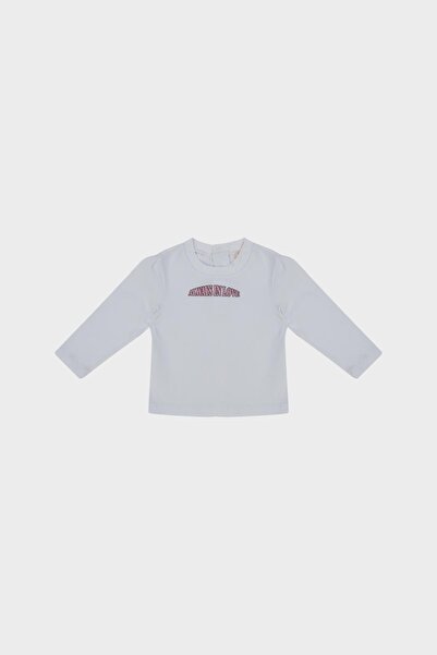 GB Baby Weißes T-Shirt für Babymädchen 22fw0bg2541