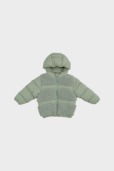 GB Baby Baby Girl Green Coat 22fw0bg2722