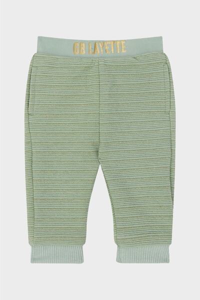 Layette Baby Girl Green Sweatpants 22fw0lt7202