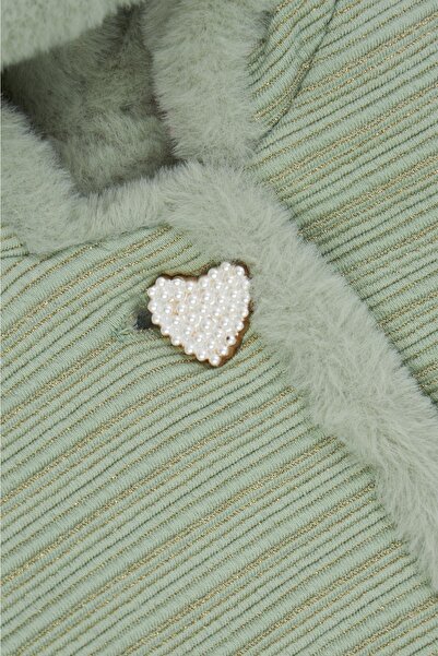 Layette Baby Girl Green Jacket 22fw0lt7702