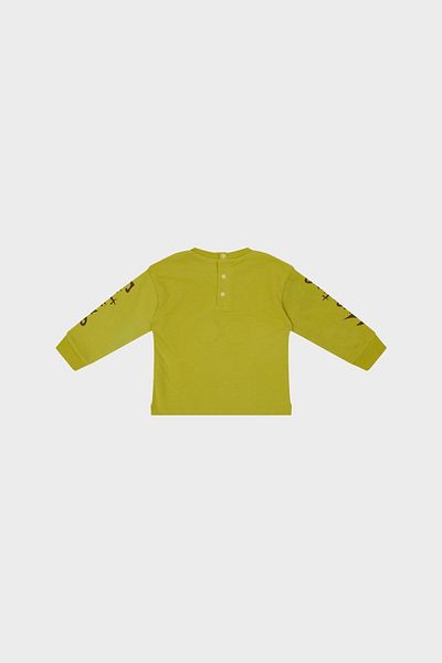 GB Baby Baby Boy Yellow Sweatshirt 22fw0bg1440
