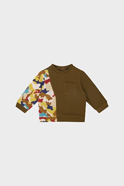 GB Baby Gemustertes Sweatshirt für Babys (Jungen) 22fw0bg1428