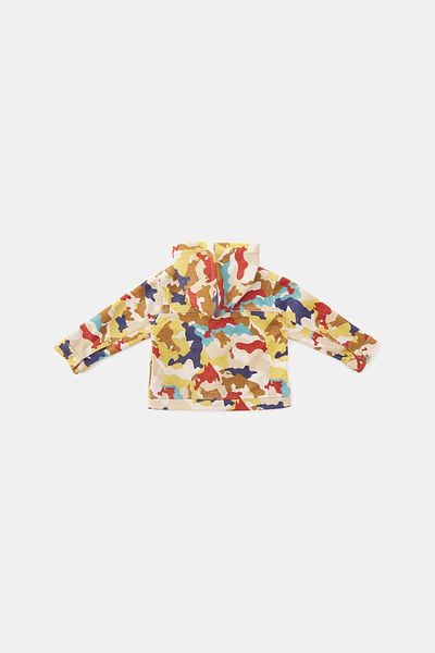 GB Baby Baby Boy Patterned Tracksuit Top 22fw0bg1430