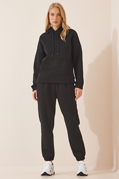 Happiness İstanbul Sweatsuit - Black - Relaxed fit