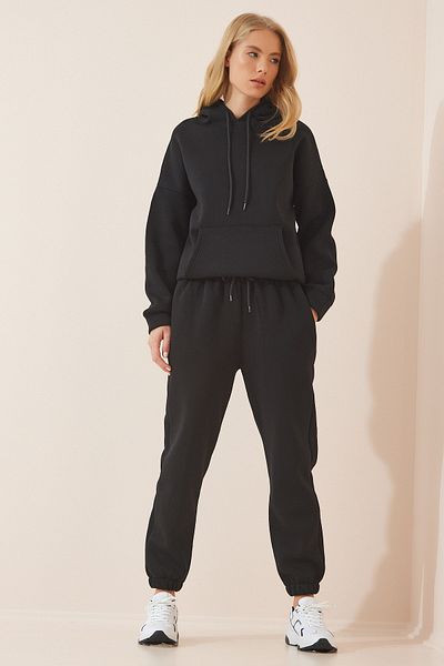 Happiness İstanbul Sweatsuit - Black - Relaxed fit