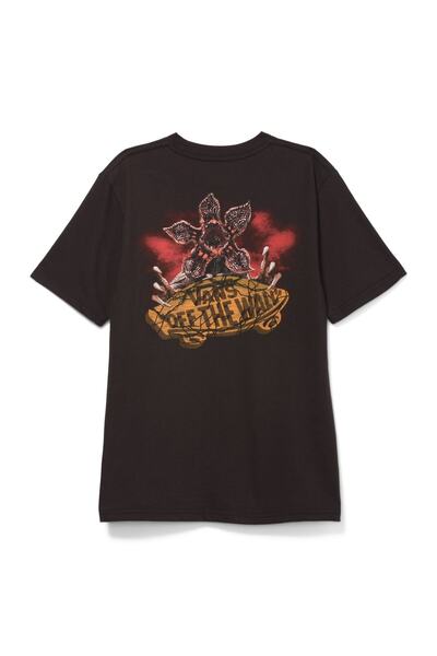 Vans X Stranger Things Tshirt Hopper Black