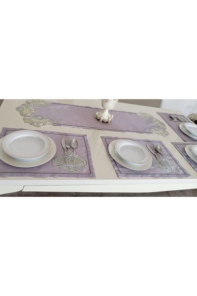 Lady Rio Placemat, placemat, runner, presentation set, placemat set, placemat set, for 6 people,