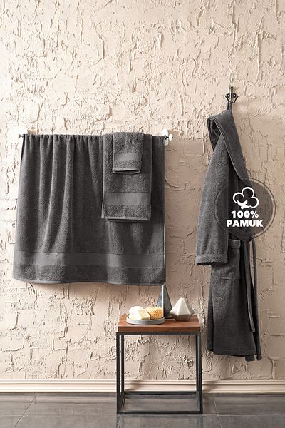 Yataş Halat de baie Bedding Essentials - Antracit (l)