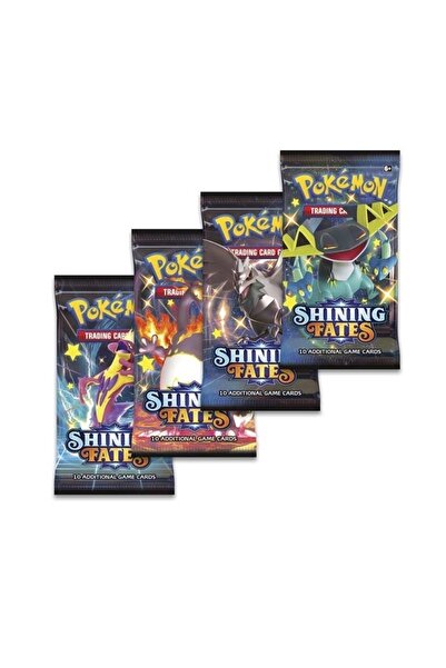 Abetto Market Pokemon Shining Fates Booster Box - 4-Piece Collection Cards Game