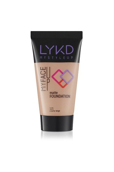 lykd Velvety, Matte Foundation 121