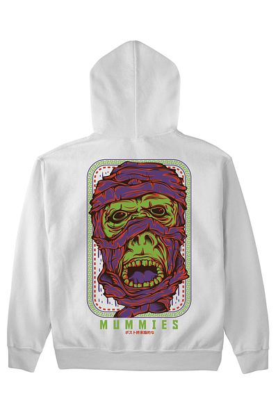 Edizen Супер премиум суитшърт с качулка Mummies Oversize