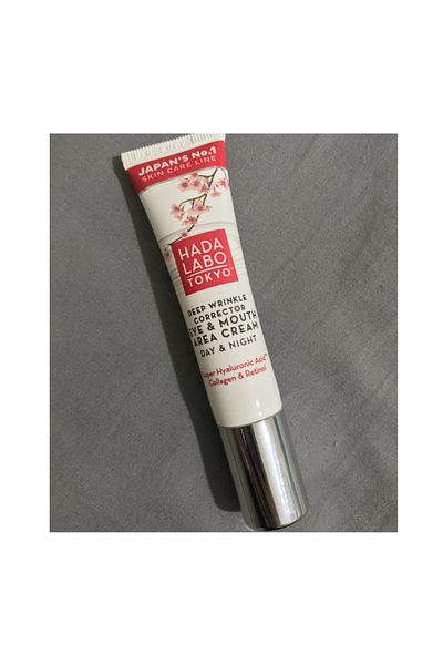 Hada Labo Tokyo Eye and Mouth Contour Anti-Wrinkle Smoothing and Moisturizing Cream 15 ml