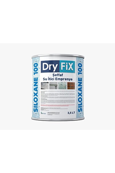 Dryfix Sıloxane 100 Şeffaf Su Itici Emprenye 3,5 lt