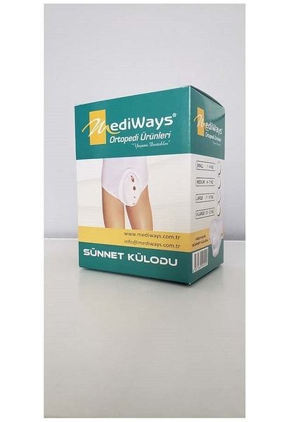 MEDİWAYS Circumcision Panties for Boys White Color