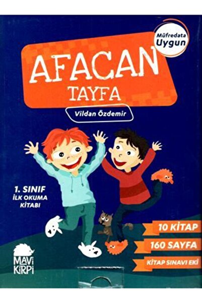 Mavi Kirpi Afacan Tayfa 1 Sınıf Ilk Okuma Seti (10 Kitap)
