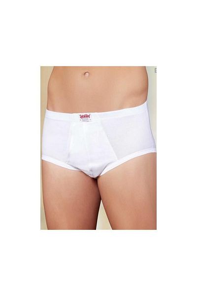 Şahinler Pack of 6 Men's Bagged Slip Briefs White E013
