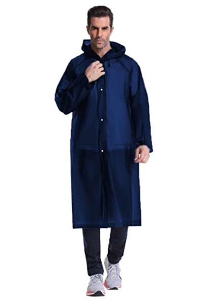 eleven market Pelernă de ploaie unisex Eva Marlux, albastru marin, pentru spo...