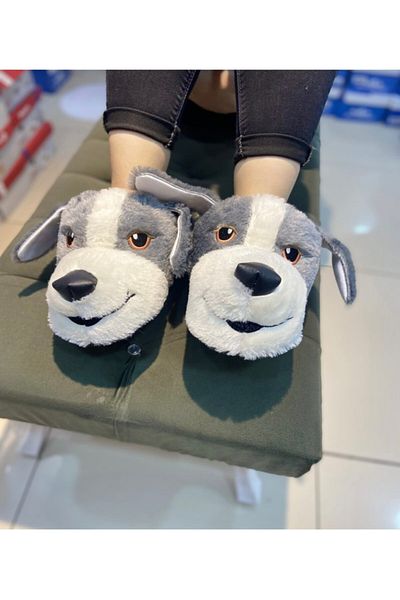 Akınal Bella Unisex Animal Slippers
