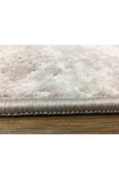 ELVİRAHOME Nova Mink Cutting Runner Non-Slip Base Washable Soft Solid Color Patterned Carpet