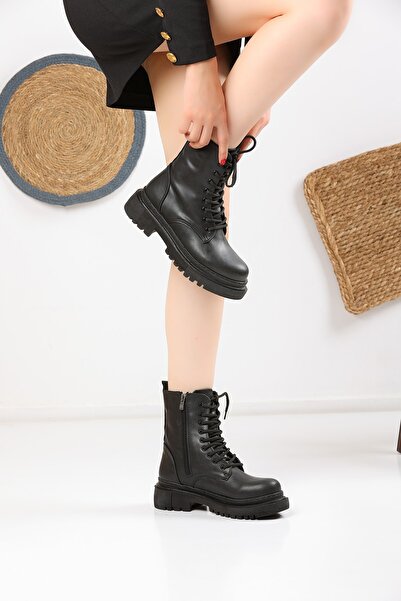 en7 Чорні жіночі черевики 2155