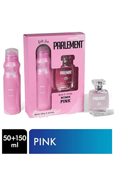 Parlement Kadın 50 ml Edt Parfüm+ Doedorant 150 ml Pink-  15151515151115