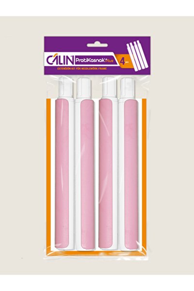 CALIN Nakış Kasnağı Için 4'lü Uzatma Aparatı - Pembe Klips / Pratikasnak Plus