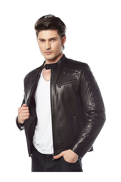 Hodore Hallow Black Leather Jacket
