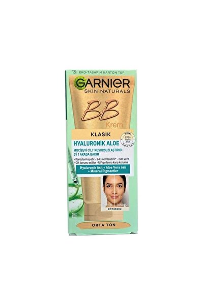Garnier Bb Krem 5 Etkili Mucizevi Nemlendirici Spf 15 Orta Ton 50 Ml