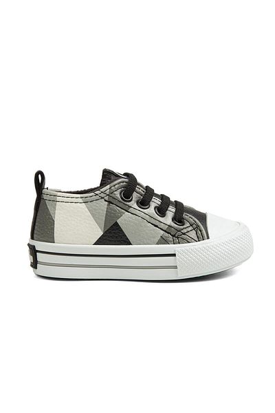 Benetton ®| Bn-30795- 3394 Black White - Children's Sports Shoes