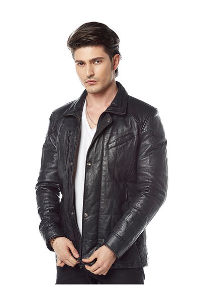 Hodore Strone Jumbo Leather Coat