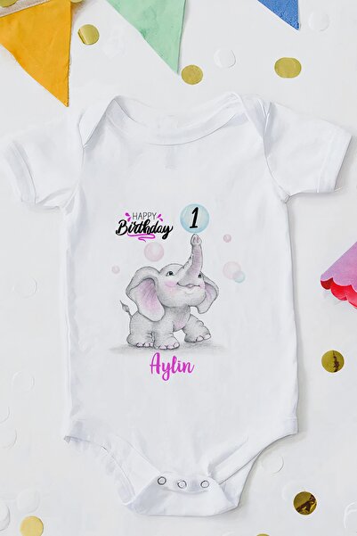 Homamia 1 Yaş Doğum Günü Body Zıbın