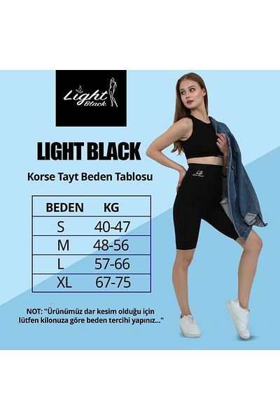 Light Black - 2 Size Slimming - Recovery - Postpartum - Short Corset Shorts (Outwear)